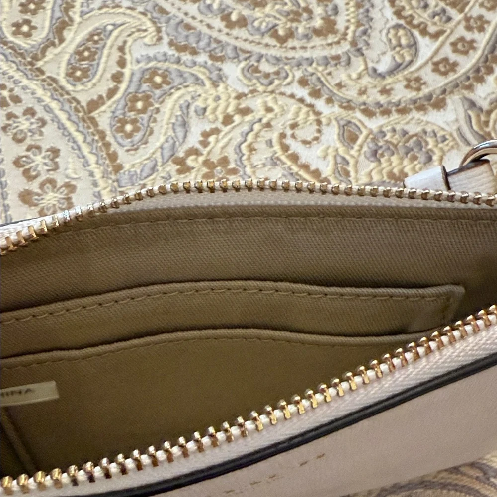 Coach Light Beige Wristlet Clutch - Picture 5 of 6